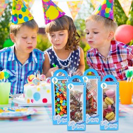 EGEN 20PCS Blue Party Favor Boxes Goodie Bags Blue Party Favors Blue Doll Gift Boxes Candy Boxes for Girls and boys Birthday Party Senior Prom Gift Boxes(Blue 20 Pack)