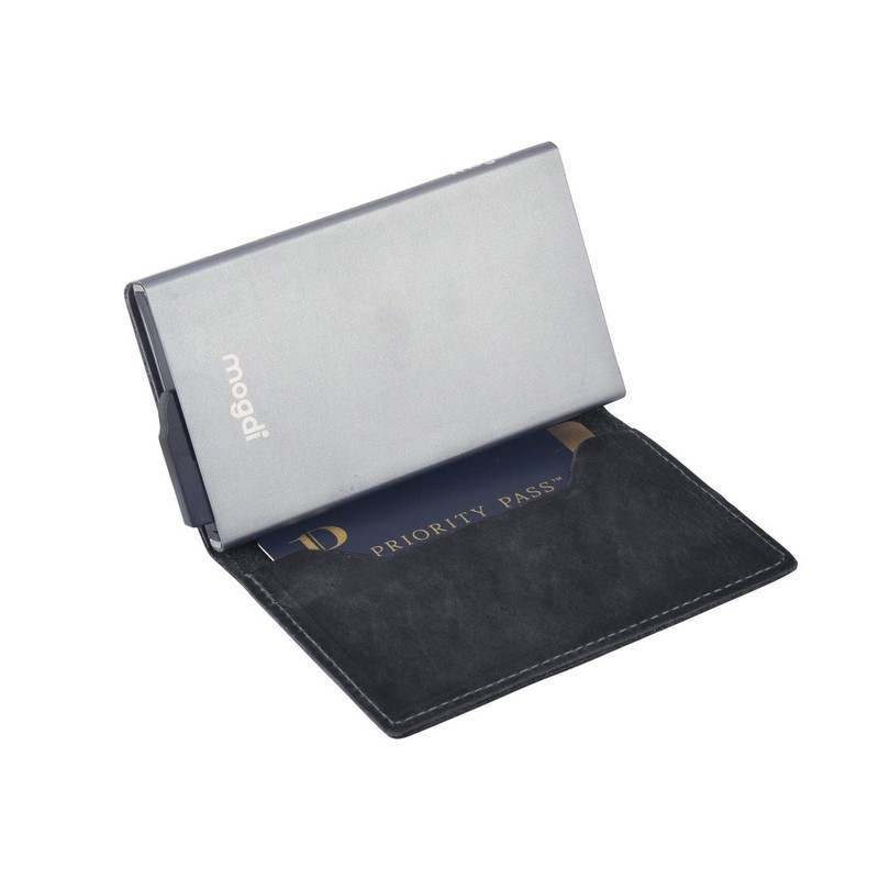 mogdi Nano Black Premium Men's Wallet RFID Protection Card Case