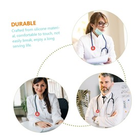 iplusmile 4sets Non- Non- Non-medical Stethoscope Head Covers Protectors Portable Non- Non- Non-medical Stethoscope Accessory 20pcs*4