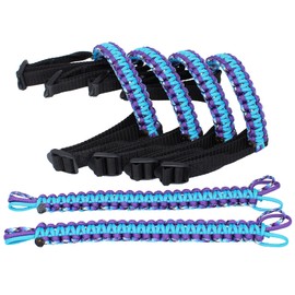 BubbasGarageTv - Custom 3 Color Paracord Grab Handles for Jeep Wrangler - Pick Your Options