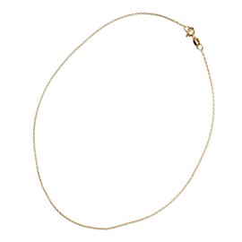 Cherished Moments 14K Gold-Plated Dainty Rolo Chain (over Sterling Silver) for Girls, 14 inch