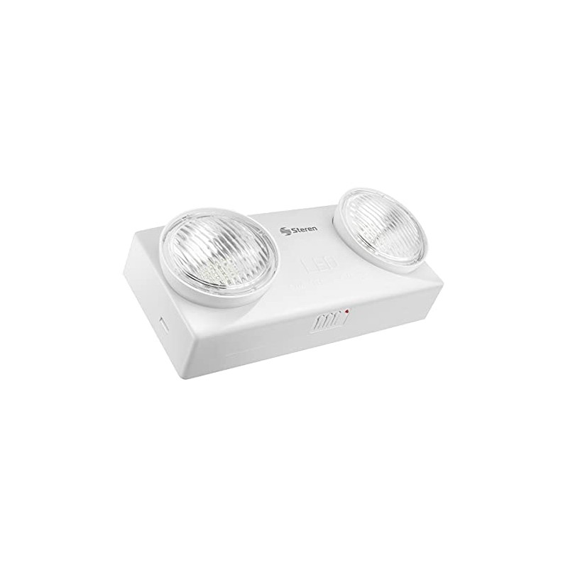 Steren Lampara LED de emergencia con luces direccionables 28 LED