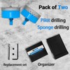 ZNXIMER Diamond Hole Saw Drill Bits - 2pcs 2-11/16" Diamond