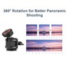 Multi-Functional Mini Ball Head 360°Rotatable Aluminum Alloy Ballhead Adapter Tripod