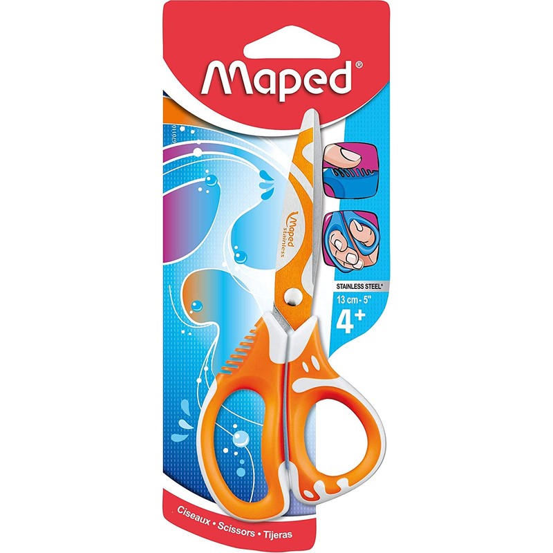 Maped Zenoa Fit Scissors 13cm 5 inch (Assorted Colours)