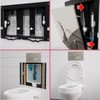 SPARES2GO Luxury Concealed Toilet Cistern Flush Plate Kit for Skylo