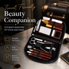 18 Piece Ladies Manicure & Makeup Set in Black Zipped