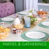 PLASTICPRO Disposable Square Serving Bowls, Party Snack or Salad Bowl,