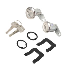 A ABSOPRO Door Lock Cylinder with Key F1435 F1480A 2DLK6 DLK9 for Ford F-100