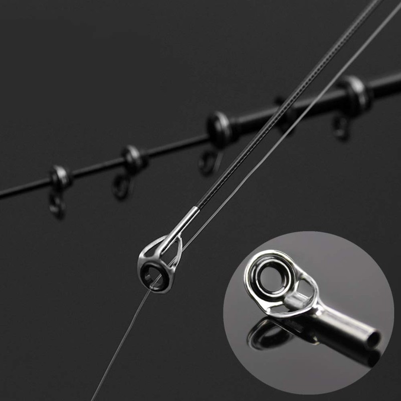 LNJLQW 54 Piece Top Guide Kit Fishing Rod Guides Eye