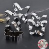 5-Piece Butterfly Cookie Cutter Set, Stainless Steel Molds for Sugar