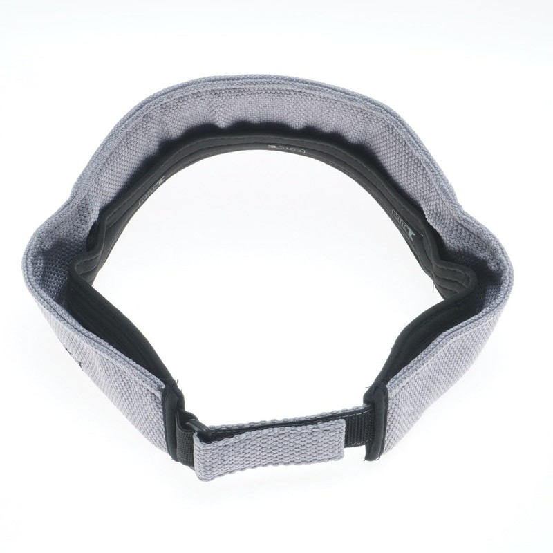 Black Clover Standard Bamboo Visor 3 Adjustable, Charcoal Visor/3D