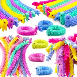 Fidget Toys YZXODN 30 Pack Stretchy Strings Fidget Toys - Vibrant Sensory Toys Bulk for K...