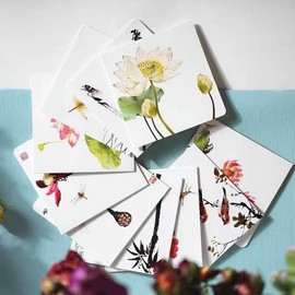 Featuring Hand-Drawn Thank You Card-8pcs Assorted Blank All-Occasion Note Cards-Thank You Cards (Flowers Series)