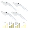 4Pcs Window Handles for UPVC Windows with 20Pcs Multi-Spindle and