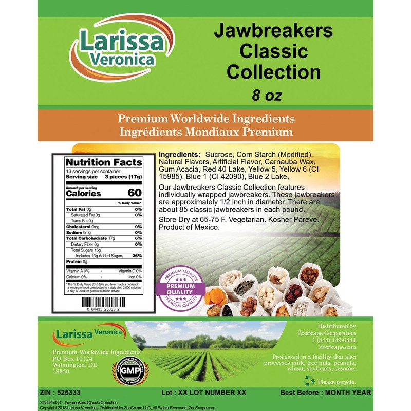 Jawbreakers Classic Collection (8 oz, ZIN: 525333) - 3 Pack