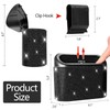 NBTEPEM Bling Car Trash Can with Lid - 2 Pack,