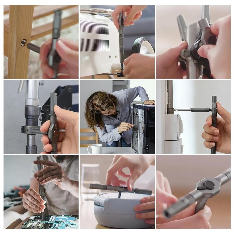 42 in 1 Magnetic Screwdriver Set, DIY Ratchet Screwdriver Set,