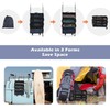 Surblue Travel Hanging Luggage Organizer Portable Suitcase Closet Organizer Multiple