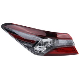 EPIC LIGHTING LED Replacement Spec Tail Light Black Bezel Outer Compatible with TOYOTA 21-24 CAMRY [ TO2804159 8156006A20 ] Left Driver Side