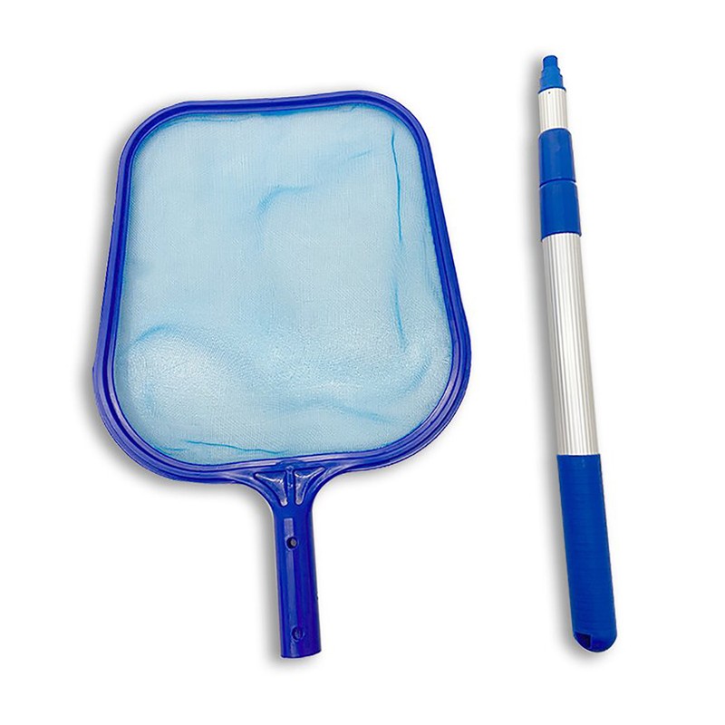 Pool Skimmer Net Multipurpose Fine Mesh Pool Net with Telescopic