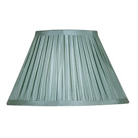 Oaks Lighting 10-inch Duck Egg Blue Immitation Mushroom Pleated Shade, Fabric