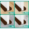 MAXTID Door Draft Stopper Brown Double Sided Insulator 32 to