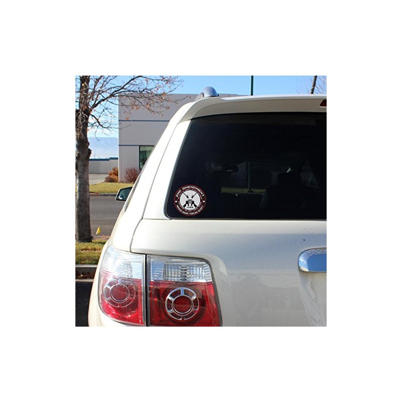 2x 2nd Amendment - America's Original Homeland Security Round Bumper