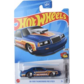 Hot Wheels '86 Ford Thunderbird Pro Stock, HW Drag Strip 4/10 [Blue] 107/250