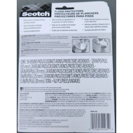 Scotch (4 Pk) Scotch Felt Pads 162 PCS Brown, Felt Furniture Pads for Hardwood Floors