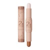 Double Head Highlighter Stick Stereoscopic Brightening Face Modifier Shadow 2in1