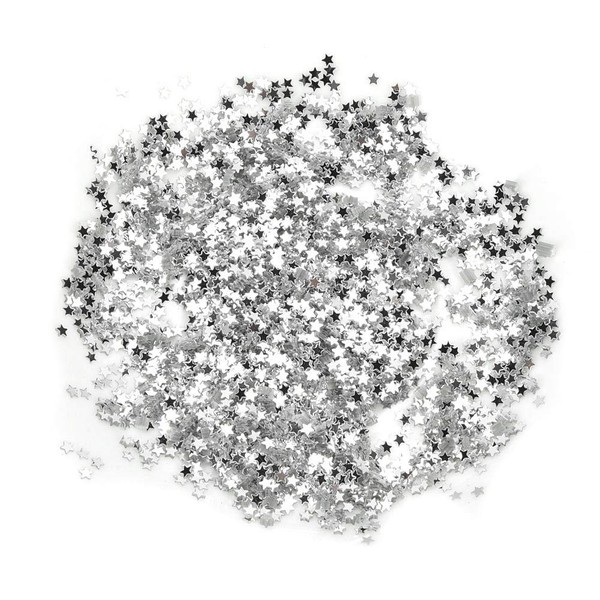 Star Sequins, 50G DIY PET No Hole Star Shape Sequins 3MM