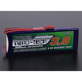 Turnigy Nano-Tech 3000mAh 2S1P 20~40C LiFePo4 Receiver Pack