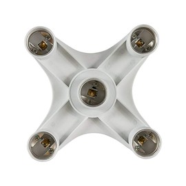 8T8 LED Light Bulbs Socket Splitter 5 in 1, Suitable for E26 E27 standard LED Halogen Incandescent and CFL (Energy Efficient) Light Bulbs, Standard Converter for Home and Commercial Lighting (Paws_5)