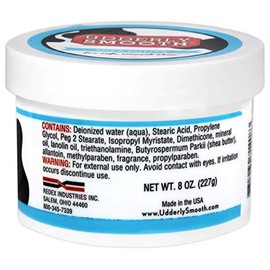 UDDERLY SMOOTH Crema para pies con manteca de karité, ligeramente perfumada, tarro de 8 onzas