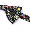 Colorful Fun Pattern Pre-Tied Bow Tie Mens Floral Space Adjustable