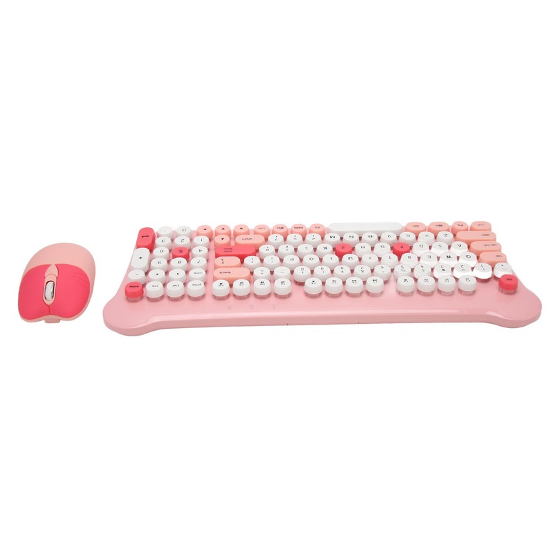 Wireless Keyboard and Mouse 2.4Ghz Connection Cute Keyboard Mouse Set