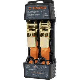 Truper Eslingas Carga Trinquete Tensor Matraca 2 Pzas Truper 225kg