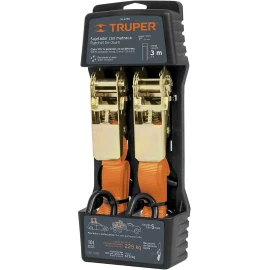 Truper Eslingas Carga Trinquete Tensor Matraca 2 Pzas Truper 225kg