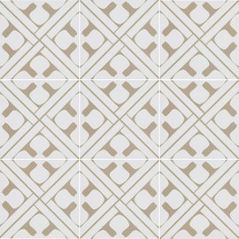 MSI Elora 8 in. x 8 in. Encaustic Matte Porcelain Floor Tile and Wall Tile for Bathroom, Kitchen Backsplash, Accent Wall Tile, and Shower Wall Tile