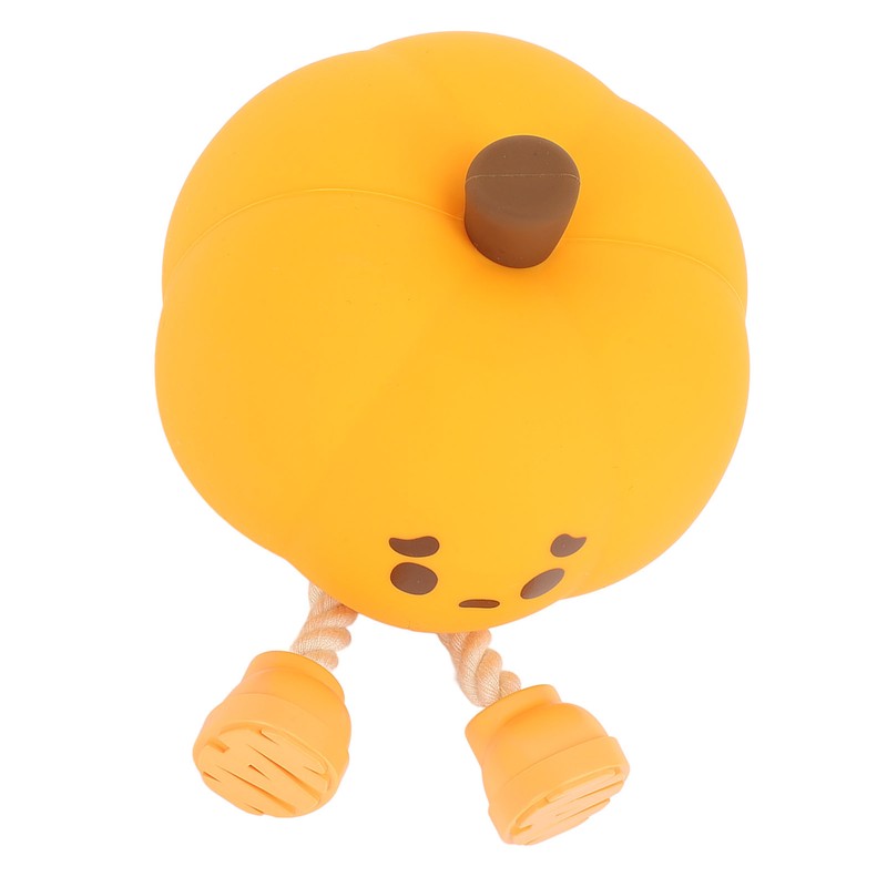 Cute Night Light Tap Control Dimmable Rechargeable Pumpkin Shape Bedside