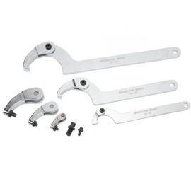 C Hook Wrench Set Labor Saving Anti-deformation Adjustable Hook Pin Wrench for Dirt Bike