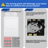 WE04X24550 Dryer Timer Compatible with GE Timer GTD42EASJ2WW GTD48EASW0WB