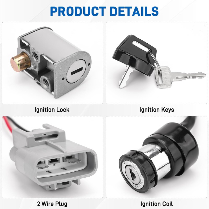 JERBOR Ignition Switch with Key Fit for CFMOTO CFORCE 400