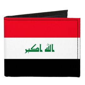 Buckle-Down Canvas Bifold Wallet - Iraq