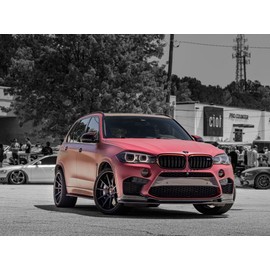 VViViD+ Matte Metallic Bloody Burgundy Premium Vinyl Wrap Film Roll (6ft x 5ft)