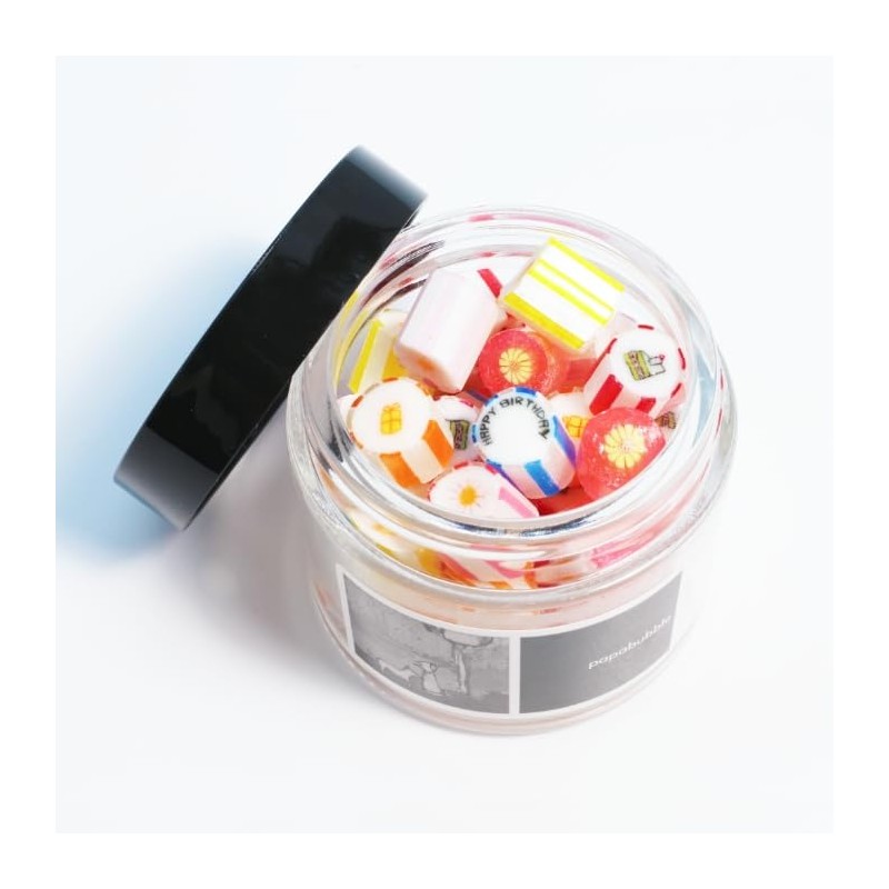 Papabubure Birthday Mix Bottle Type Candy 1.8 oz (50 g)