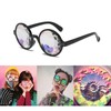 AIMALL Kaleidoscope Glasses Rave Festival EDM Sunglasses Diffracted Lens Party