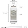 TrueCraftware- Multi-Use Grater/Slicer Stainless Steel 4-5/8" x 11-1/8" x 1-1/8"
