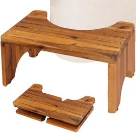 Nabytok 29.5" Acacia Shower Bench Adjustable with Storage, Wooden Expandable Bathroom Stool, Sauna Chair Waterproof Bath Bench for Elderly, Seniors, Adults